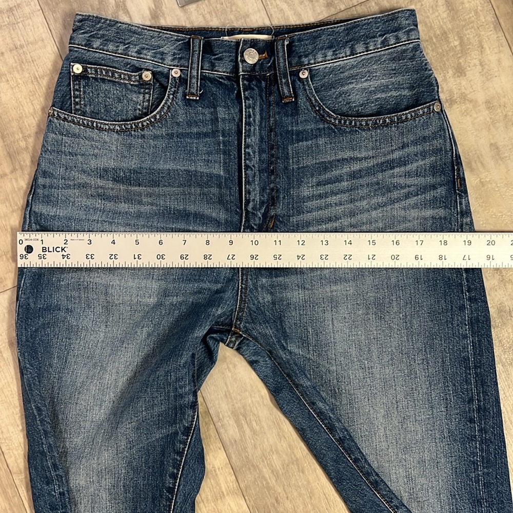 Madewell Rigid Straight High Rise Cropped Jeans - Picture 13 of 15